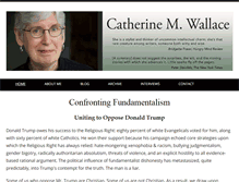 Tablet Screenshot of catherinemwallace.com